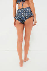 Multi Maria Printed High Waisted Bikini Bottom