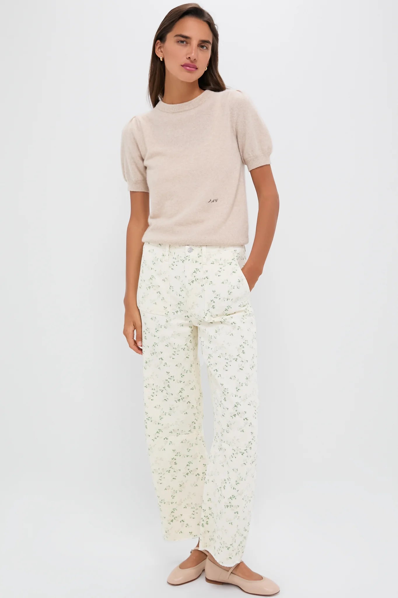 Lemon Floral Utility Soft Barrel