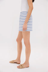 Striped Terrycloth Driftwood Shorts