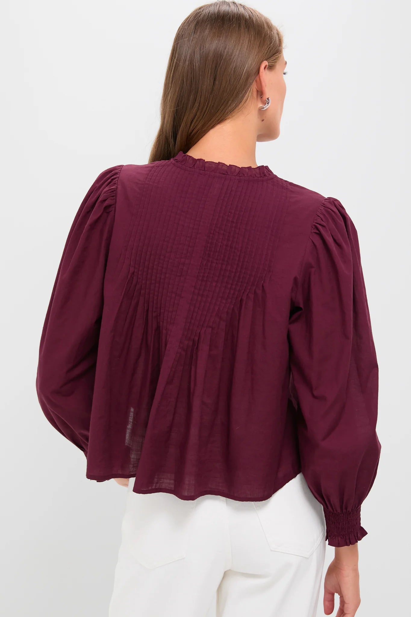 Exclusive Burgundy Anise Long Sleeve Top