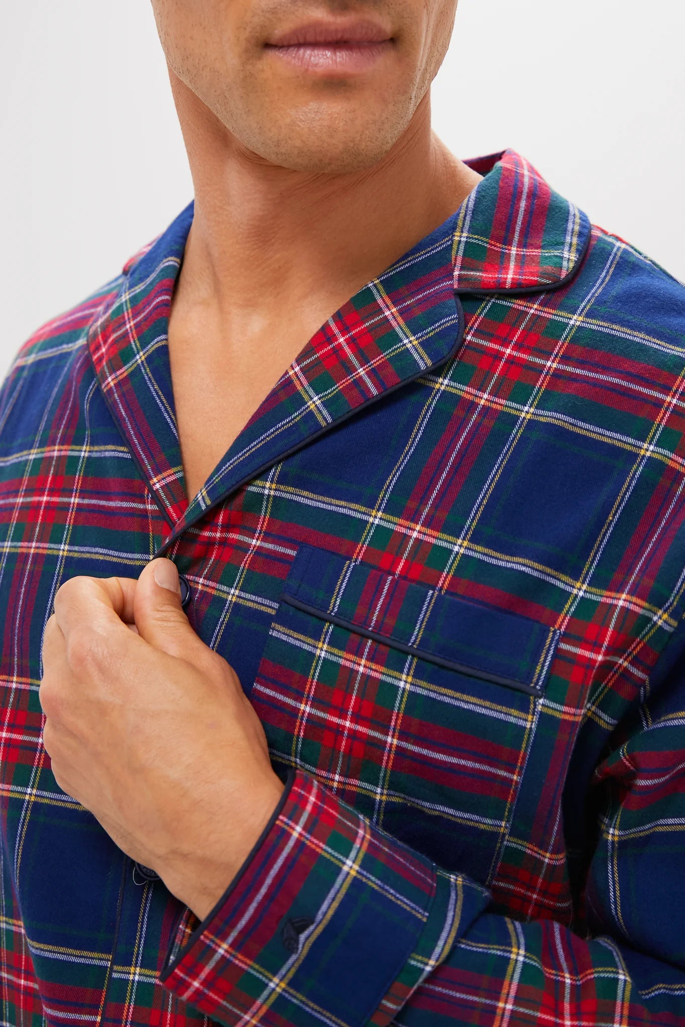 Mens Windsor Tartan Pajama Set