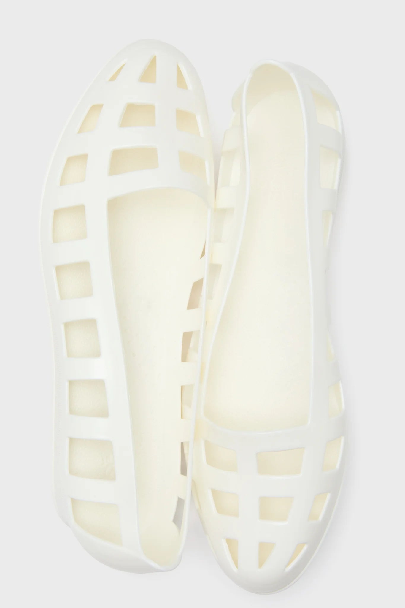 White Elli Ballerina Flats