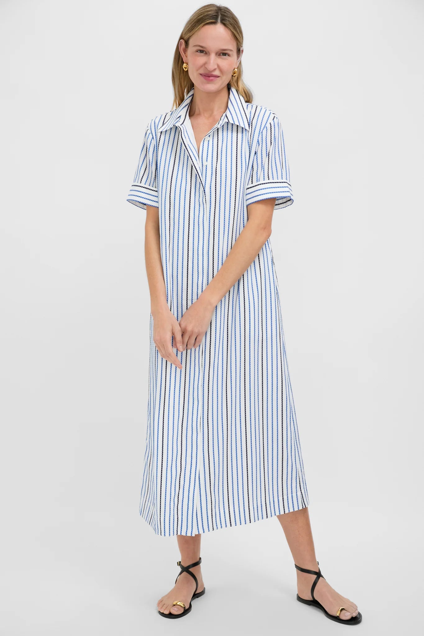 High Tide Jacquard Stripe Arie Dress