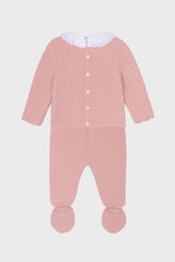 Pink Amaya Merino Baby Knitted Set