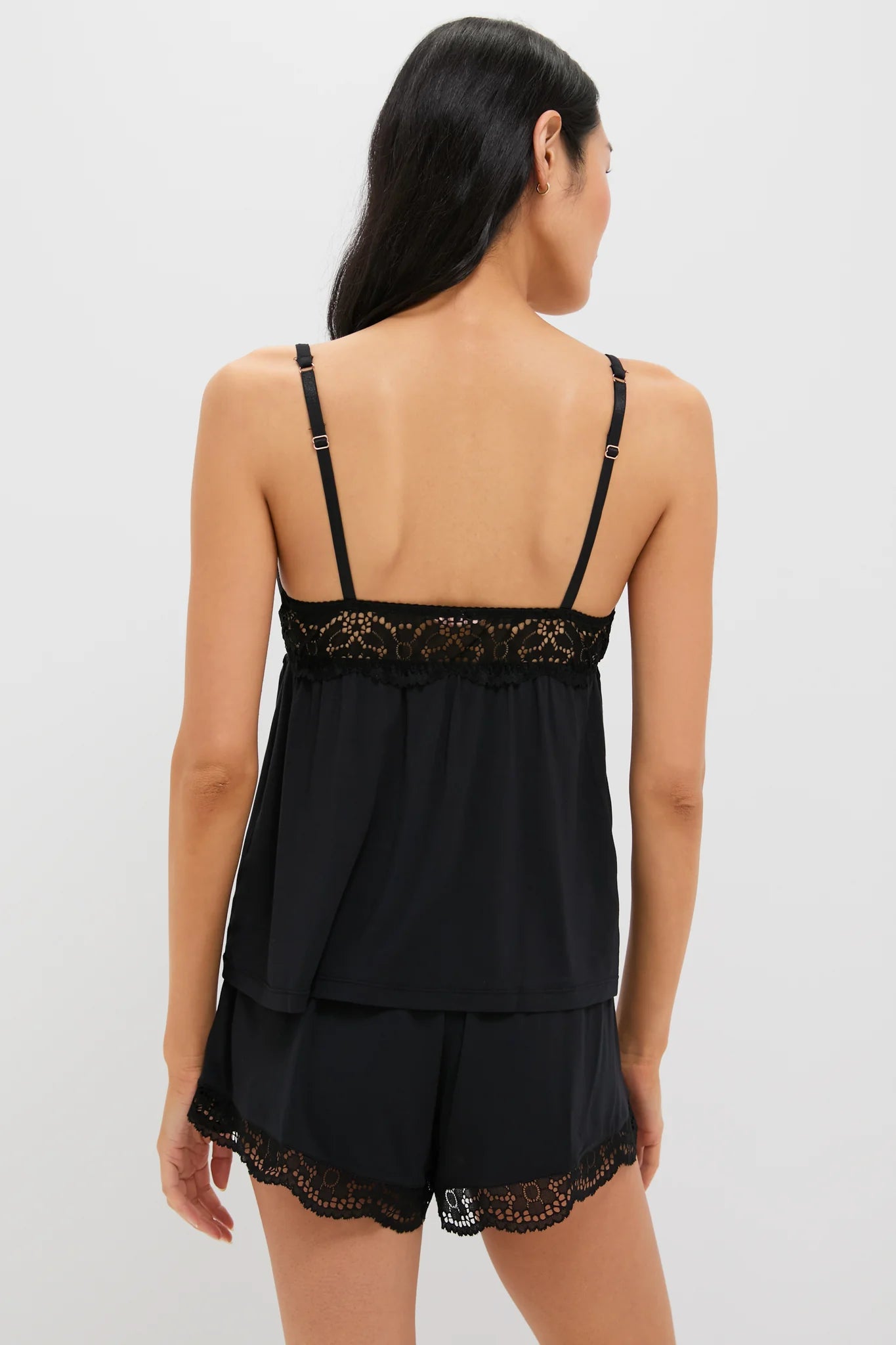 Black Beatrix Cami and Short Set