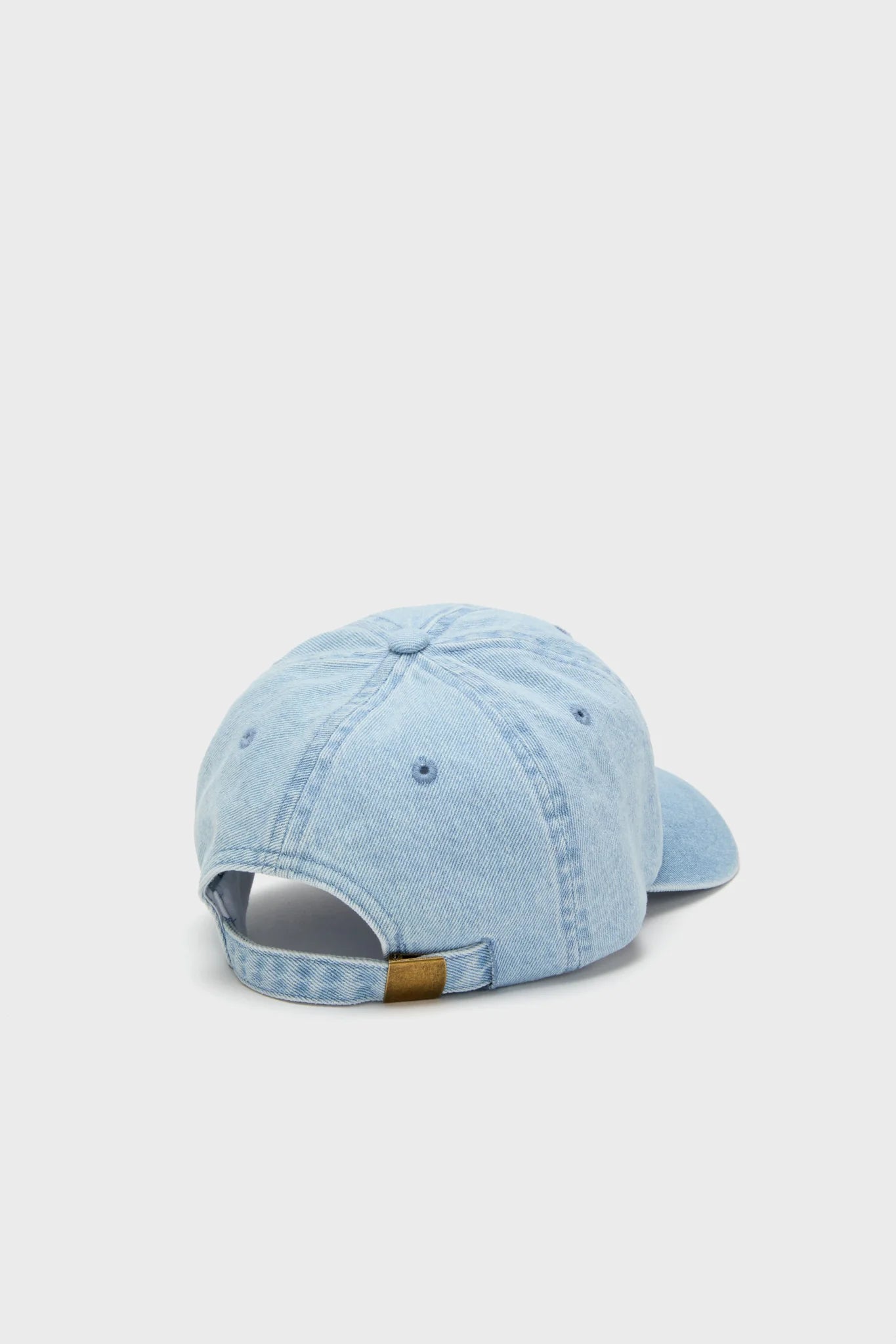 Denim Embroidered Deja Vu Denim Baseball Hat