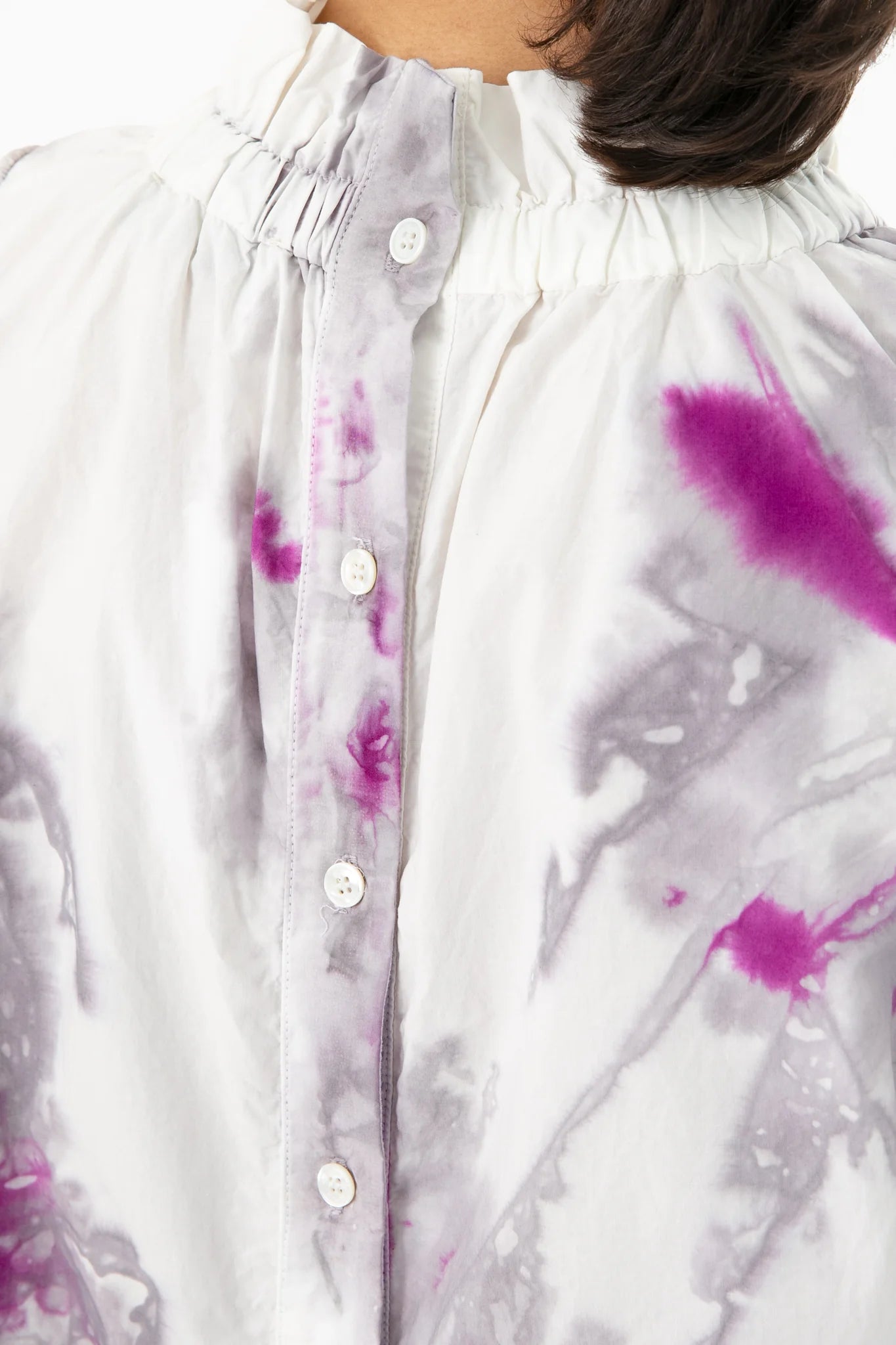 Fuchsia Tie Dye Tamara Tunic Dress