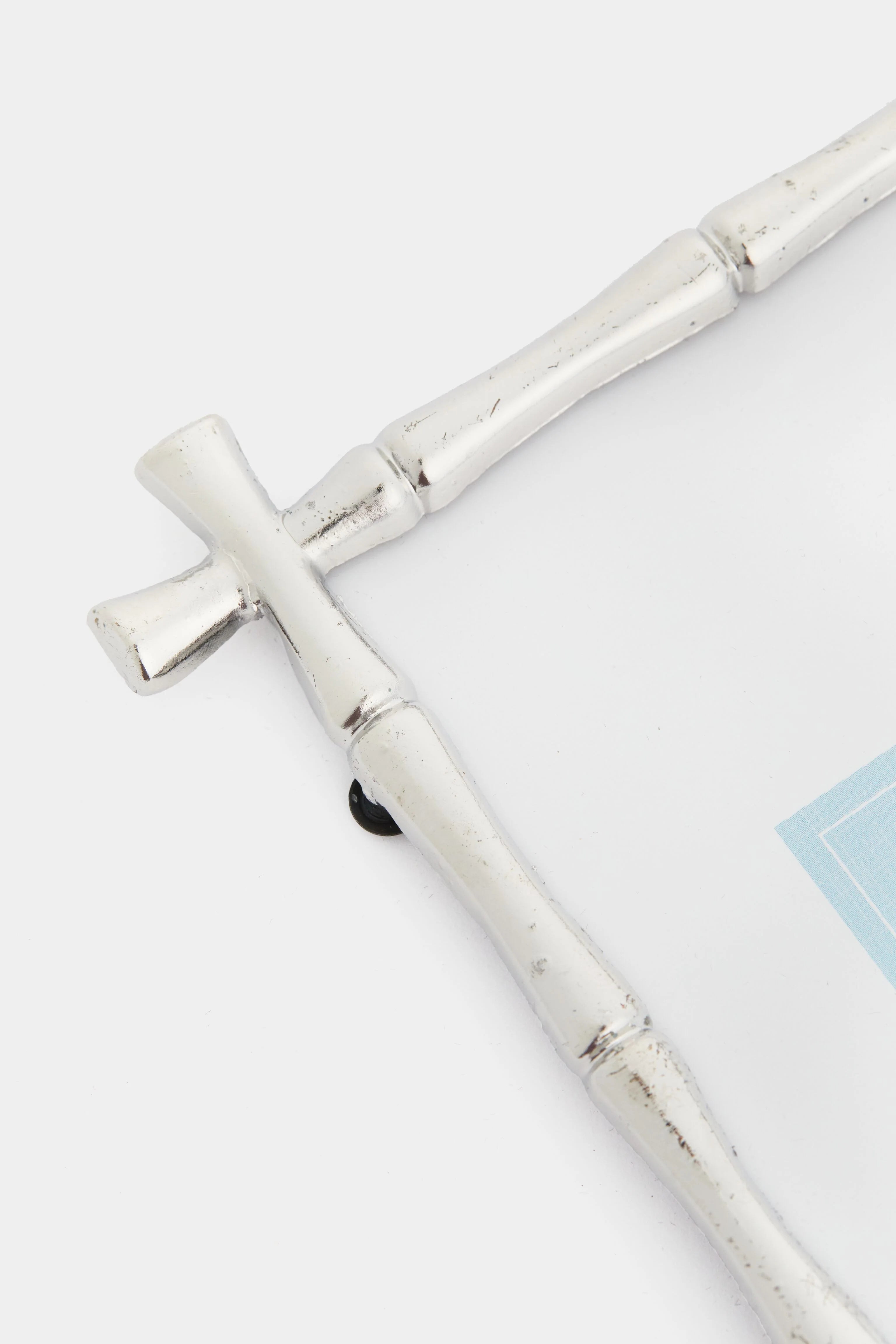 5x7 Bamboo Silver Frame