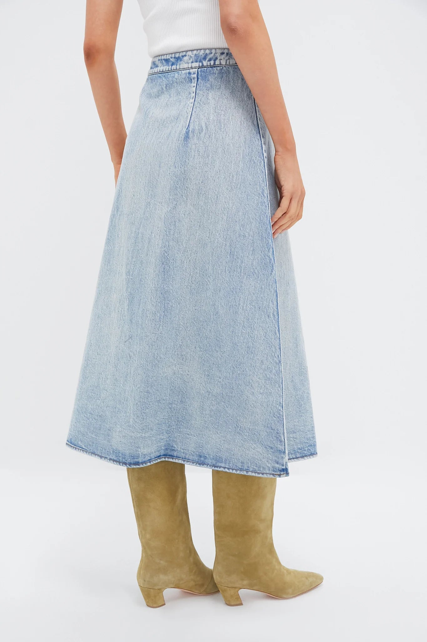 Acid Wash Denim Britt Skirt