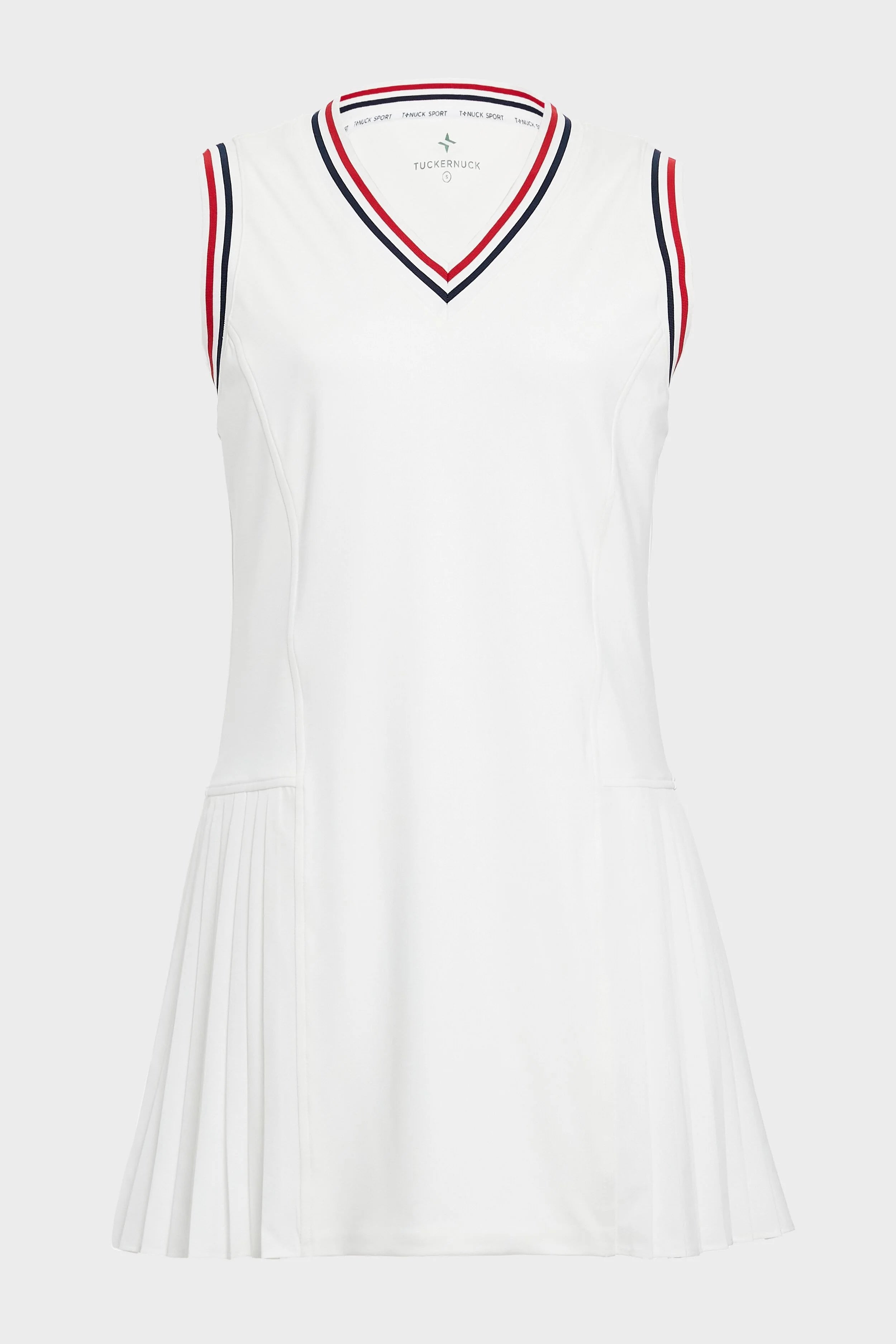 Americana Stripe Performance Jersey Kemper Tennis Dress