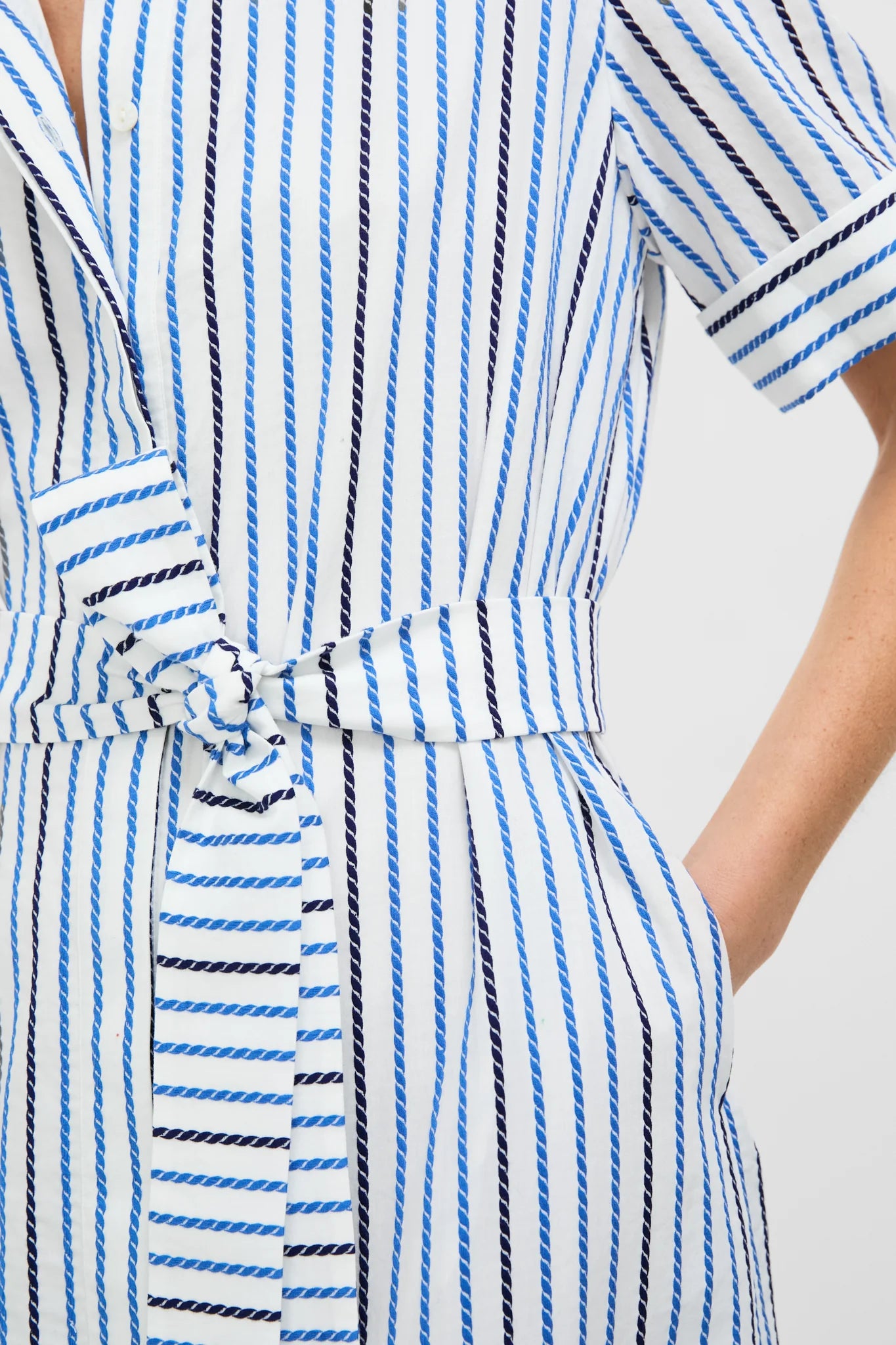 High Tide Jacquard Stripe Arie Dress