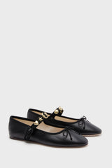 Black with Charms Chiara Mary Janes