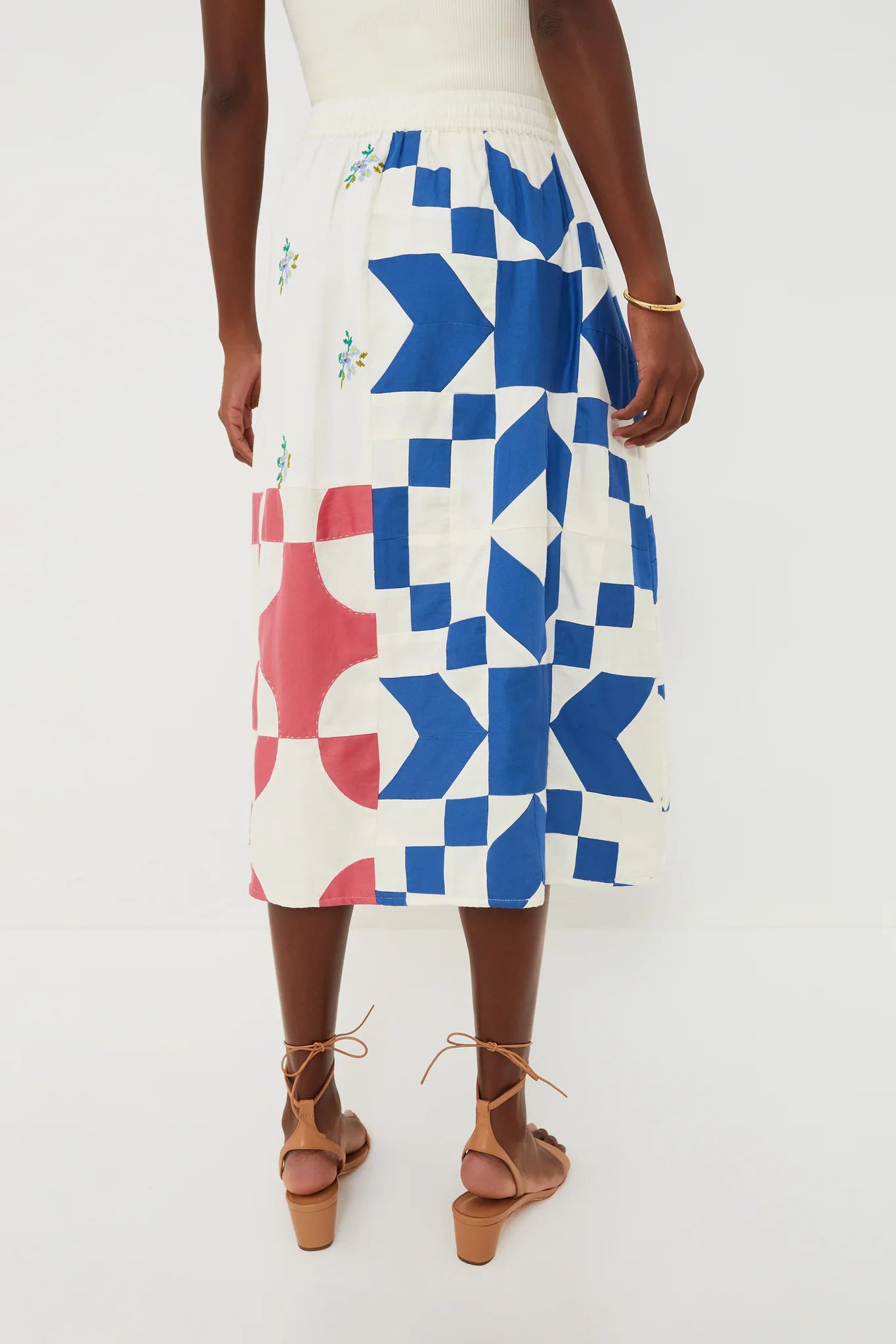 Multi Tanya Patchwork Skirt
