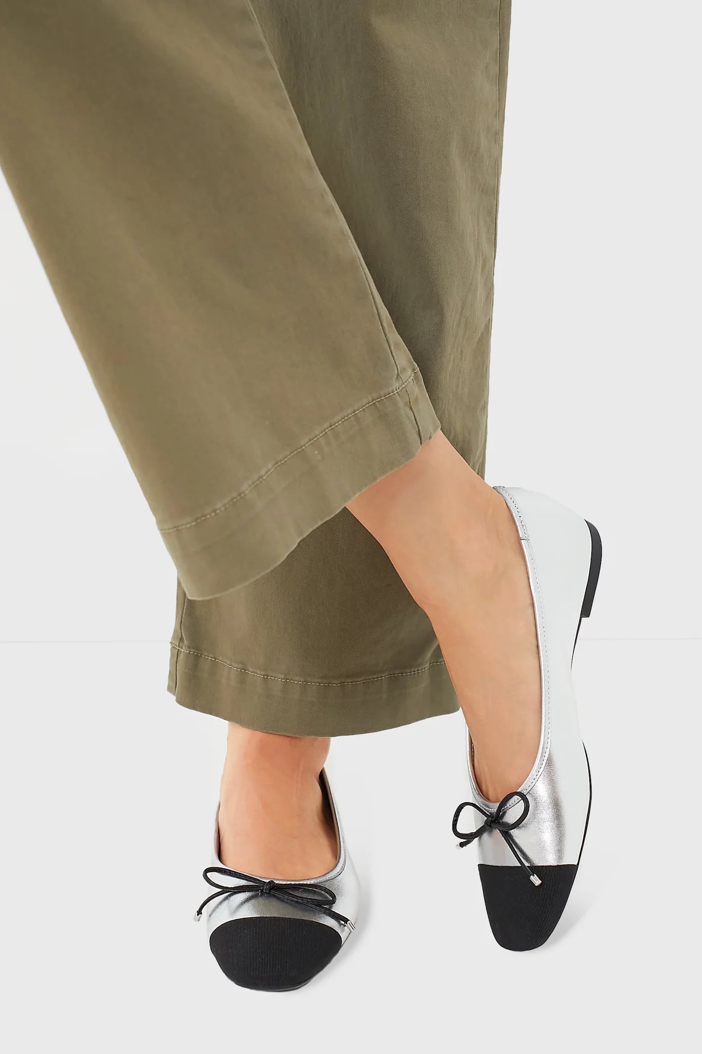 Silver Arissa Casual Flats