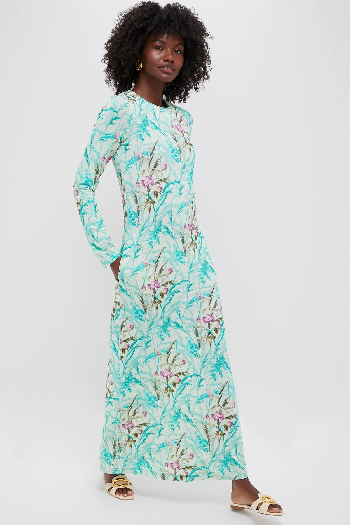 Heath Long Sleeve Swing Dress