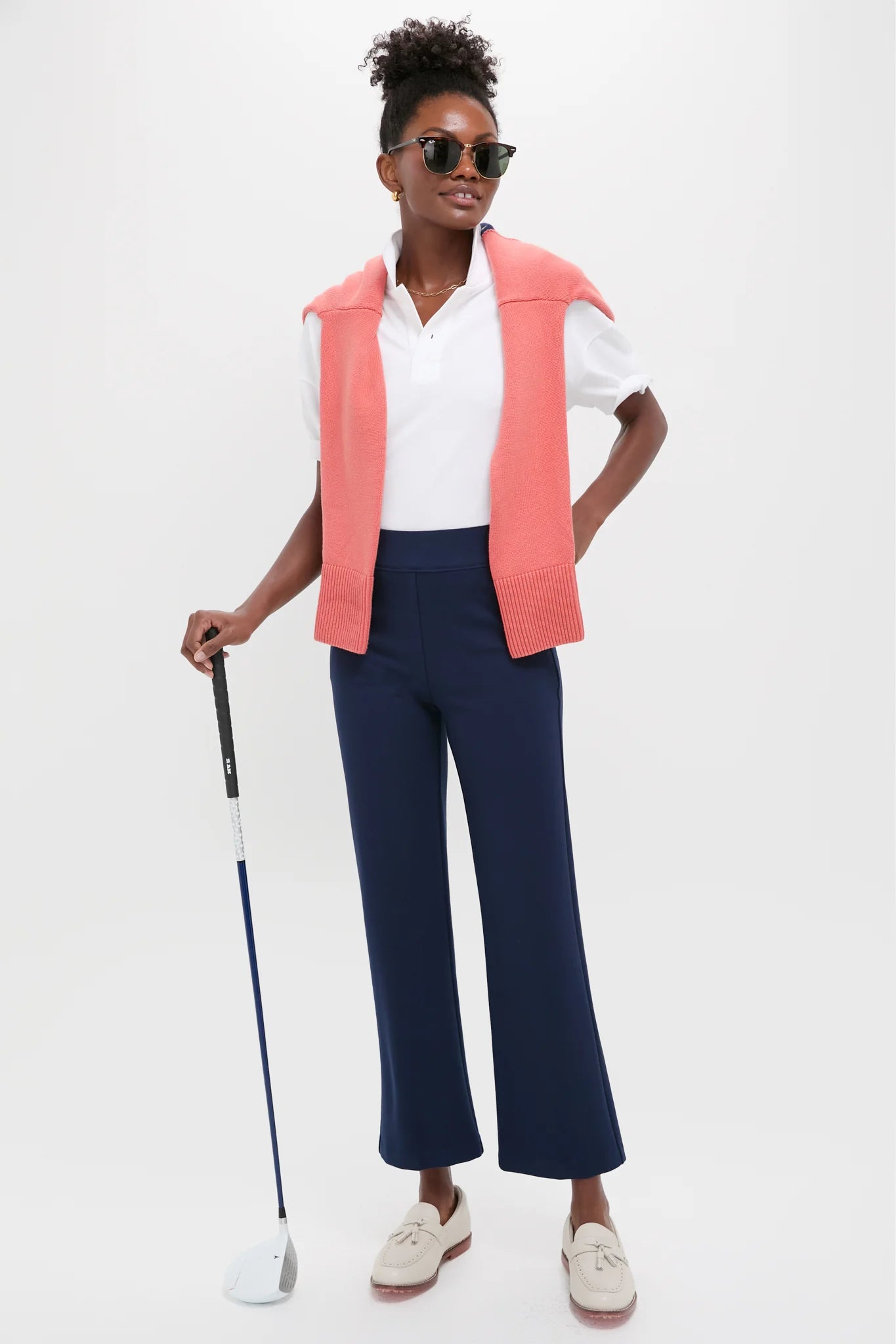 Navy 28 Inch Compression September Pant