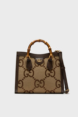 GUCCI Monogram Small Diana Tote Bag
