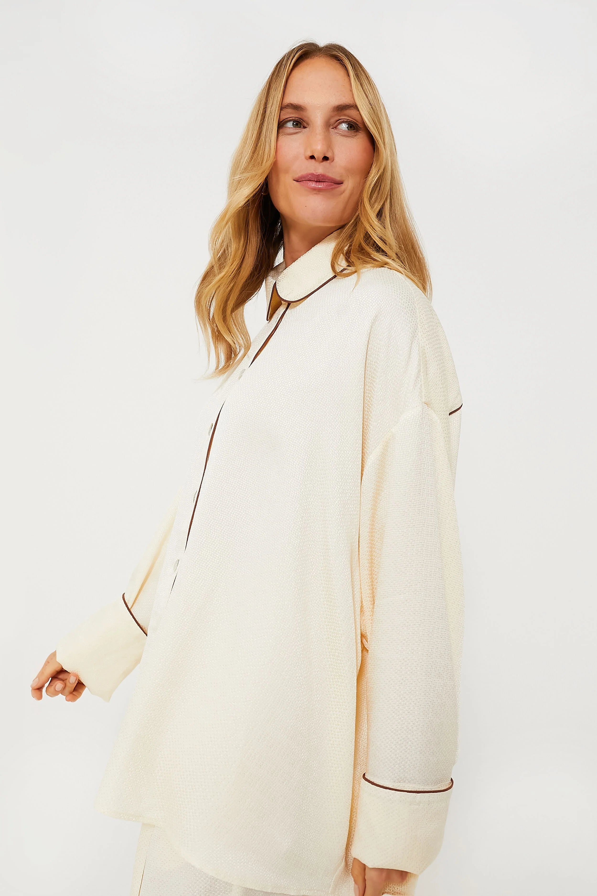 Pearl Pastelle Oversized Jaccard Shirt
