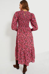 Pink Occitane Ivy Maxi Dress