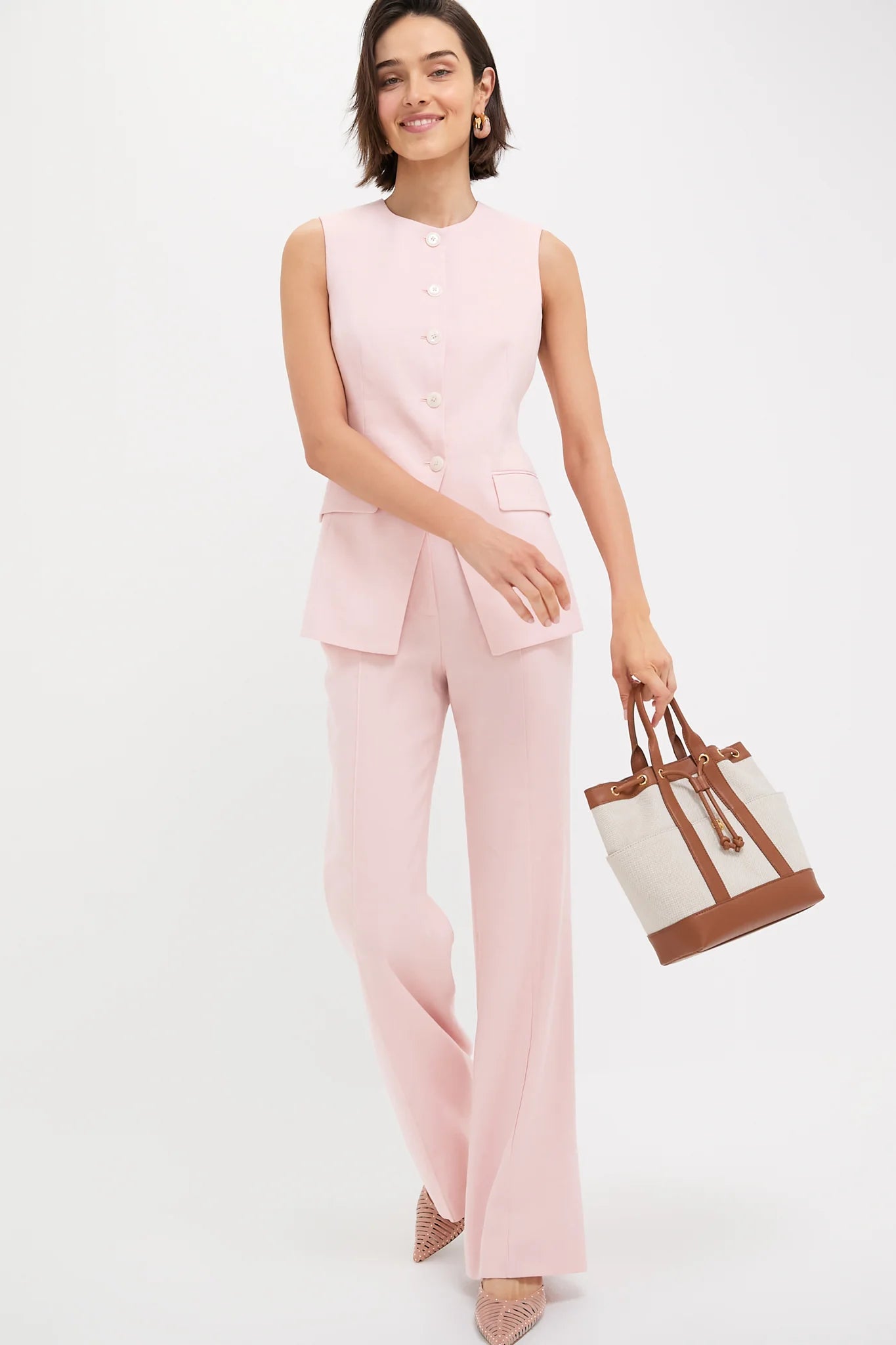 Pink Shell Lois Vest