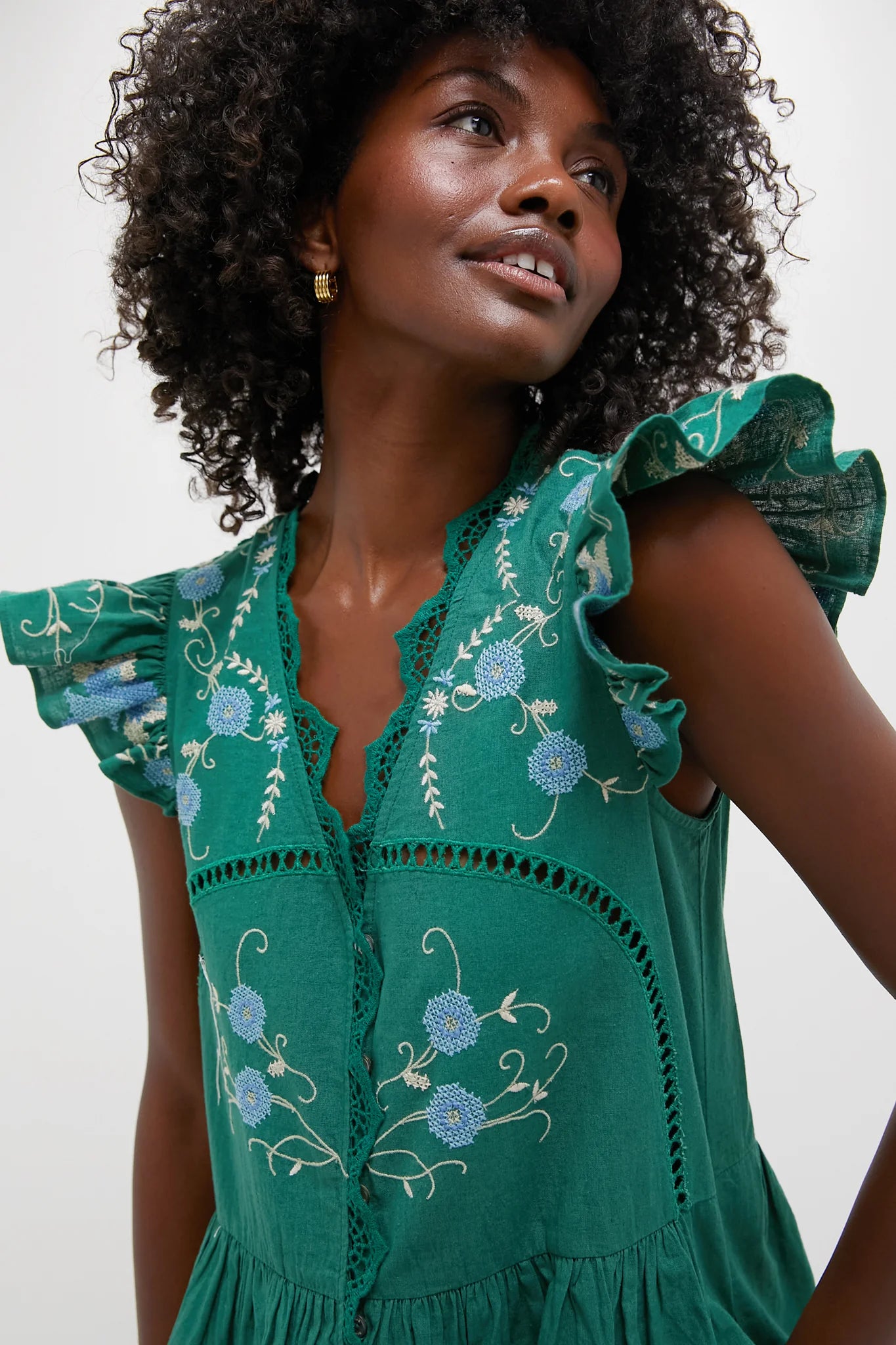 Exclusive Green Vesna Tunic Dress