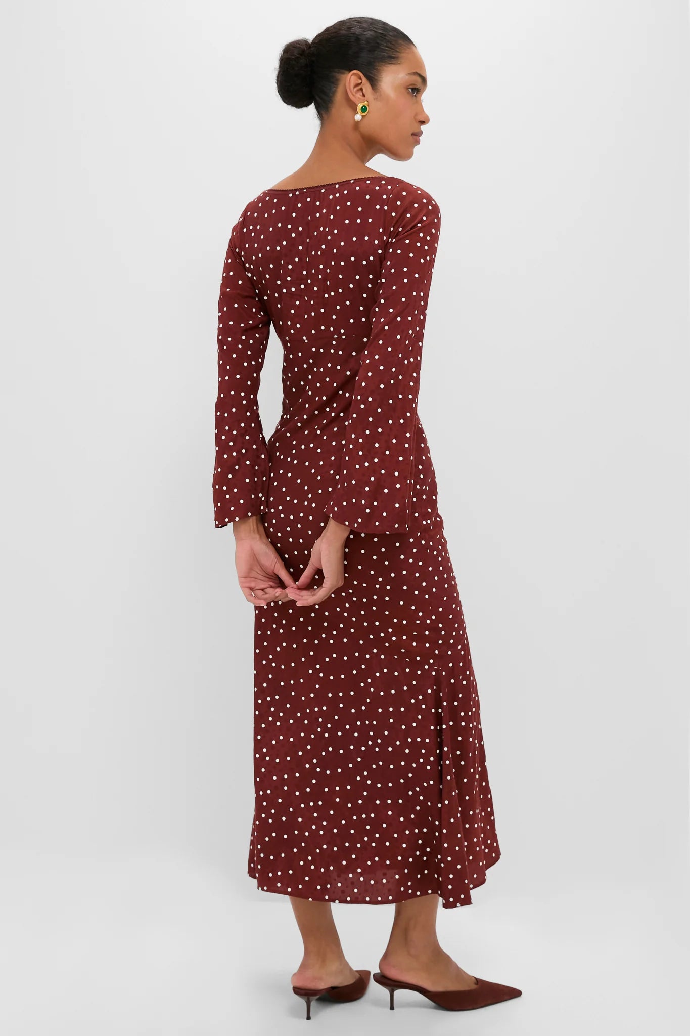 Burnt Umber Narah Maxi Dress