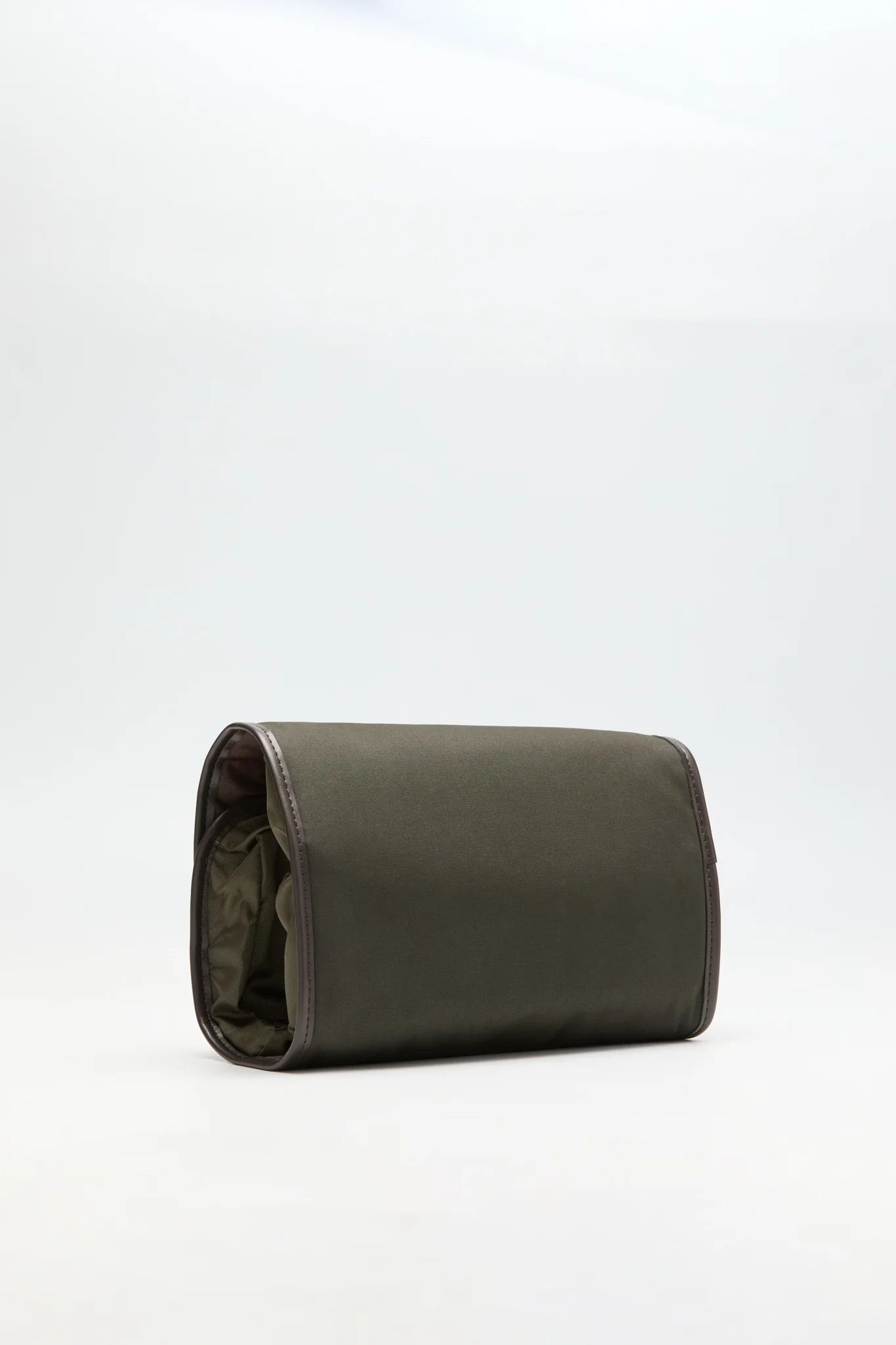Olive Wax Hanging Washbag