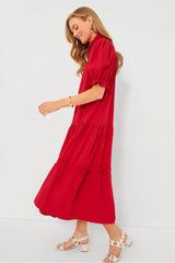 Red Selena Maxi Dress