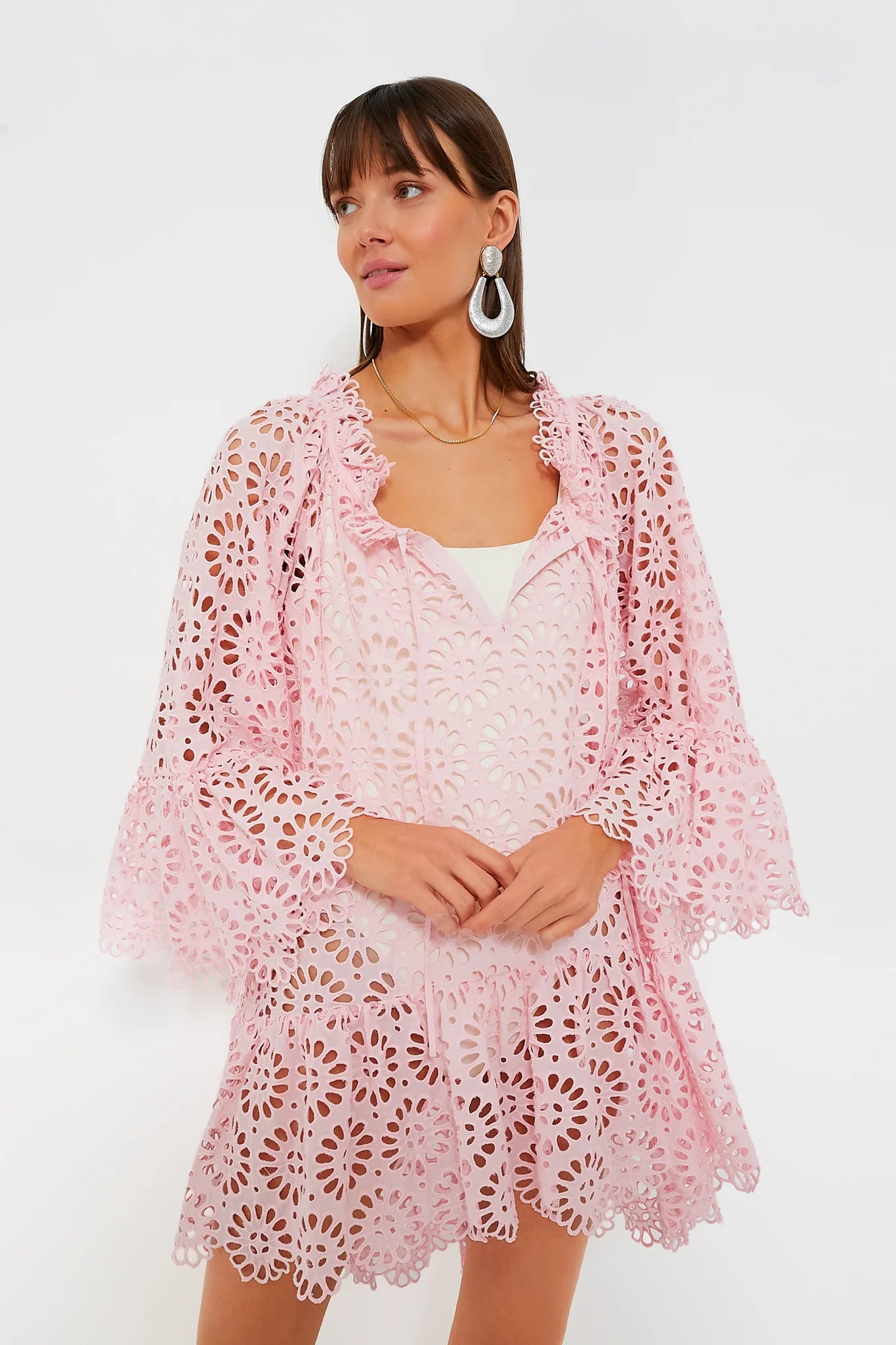 Baby Pink Dandelion Coverup