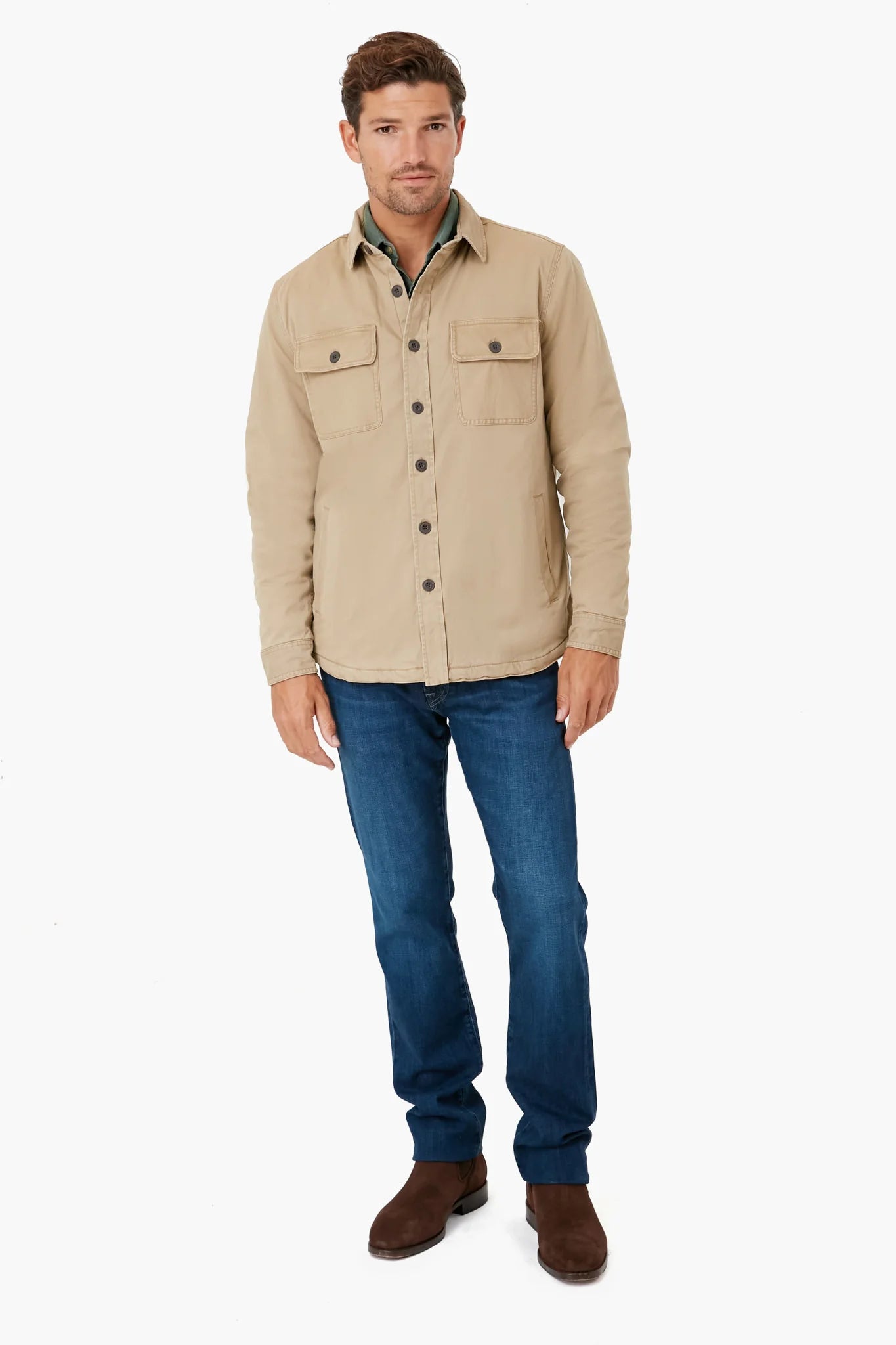 Laurel Wreath Stretch Corduroy Shirt