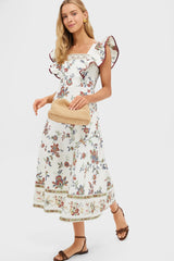 Terracotta Chintz Cotton Nora Dress