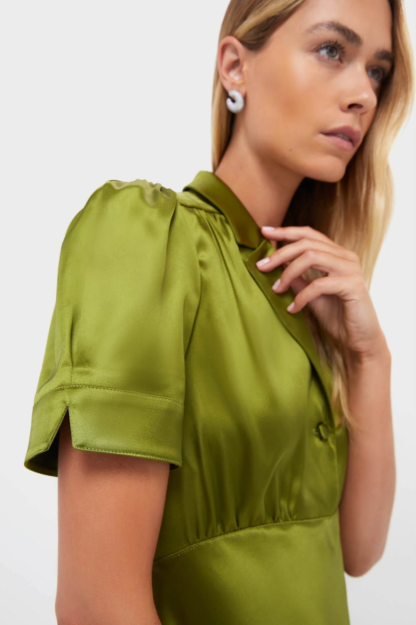 Woodbine Satin Bellamy Dress