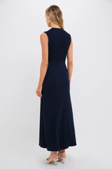Navy Knit Ruby Dress