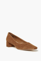 Cacao Suede Nerine Heels