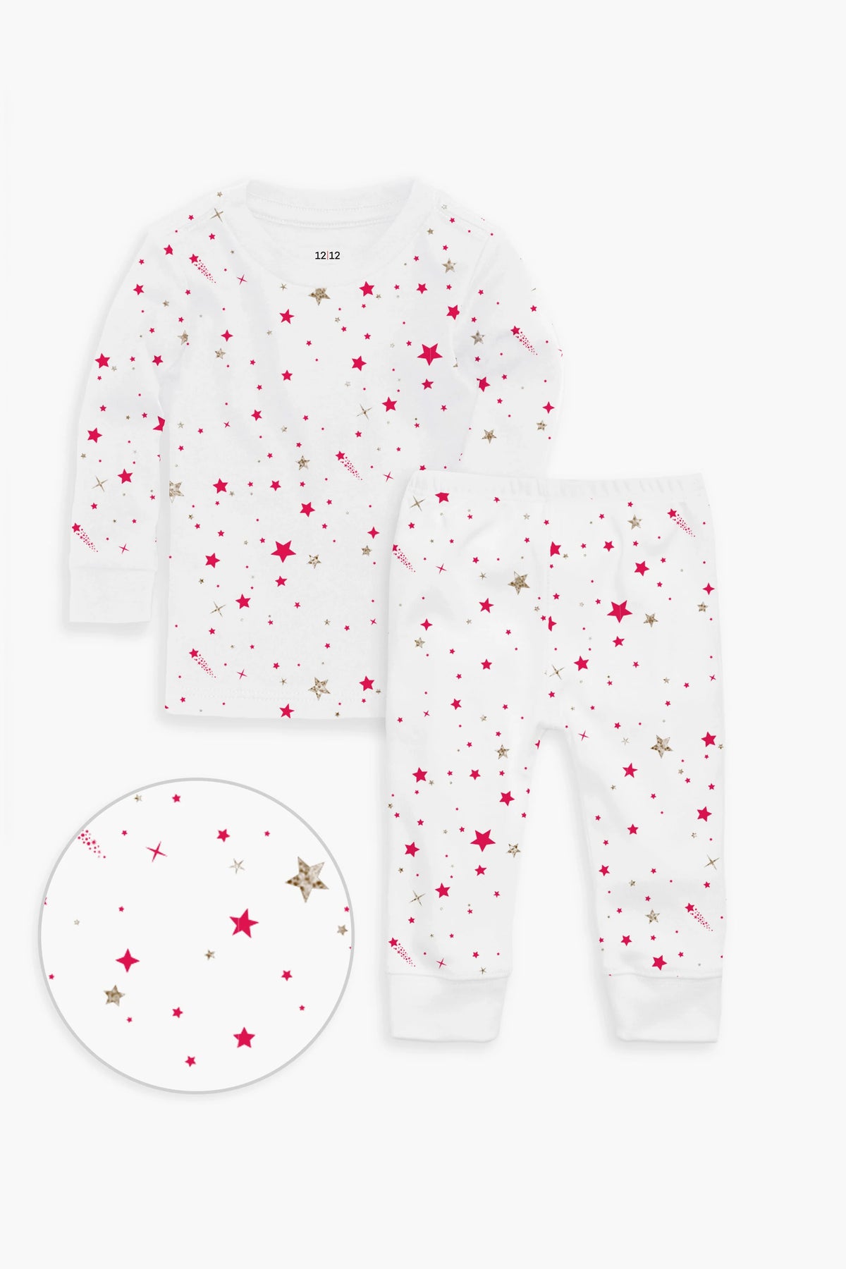 Shooting Star Organic Long Sleeve Pajama Set