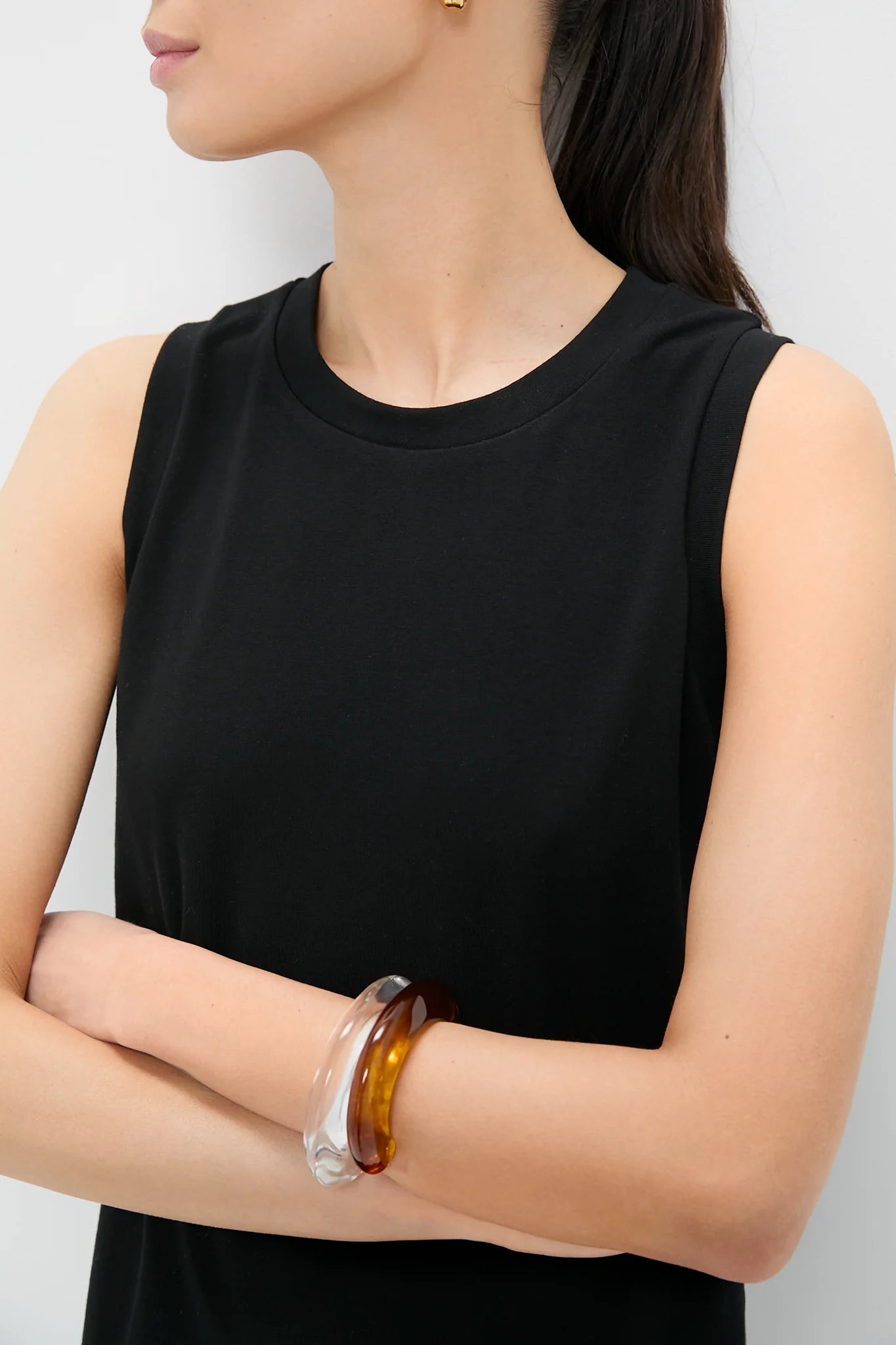 Black Sleeveless Gio Maxi Dress
