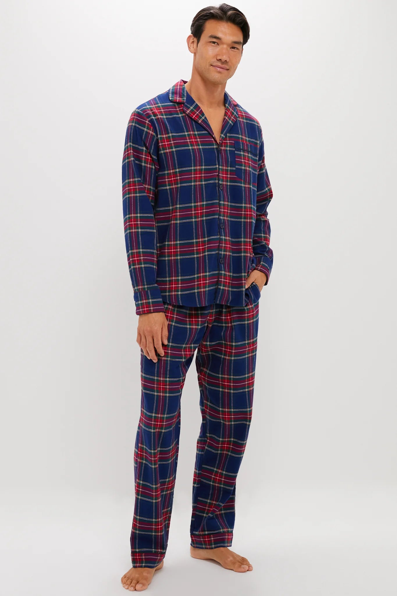 Mens Windsor Tartan Pajama Set