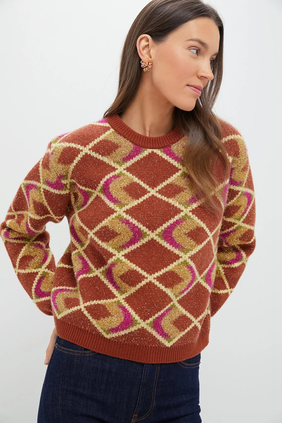 Brown Half-Light Crewneck