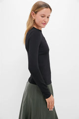 Black Knit Vanessa Top