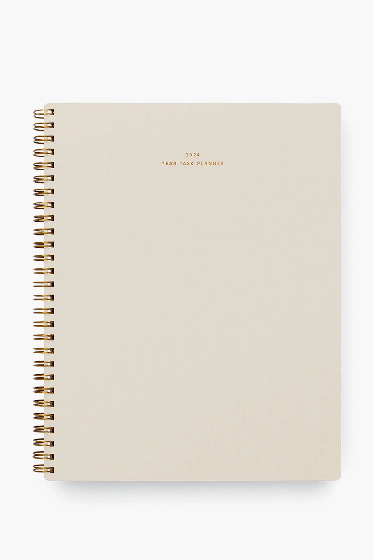 2024 Natural Linen Yearly Task Planner
