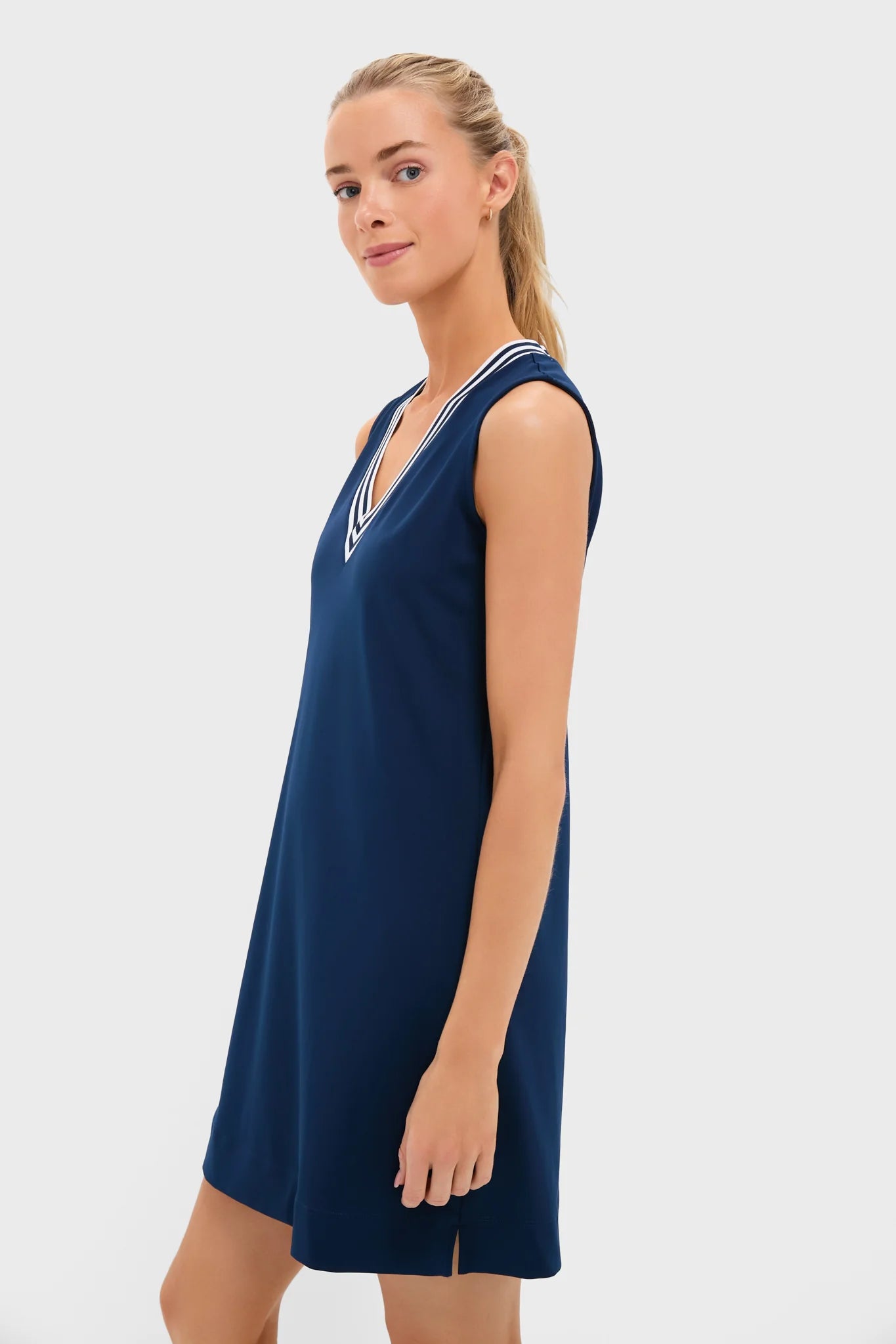Navy Performance Jersey Suzanne Tennis Dress