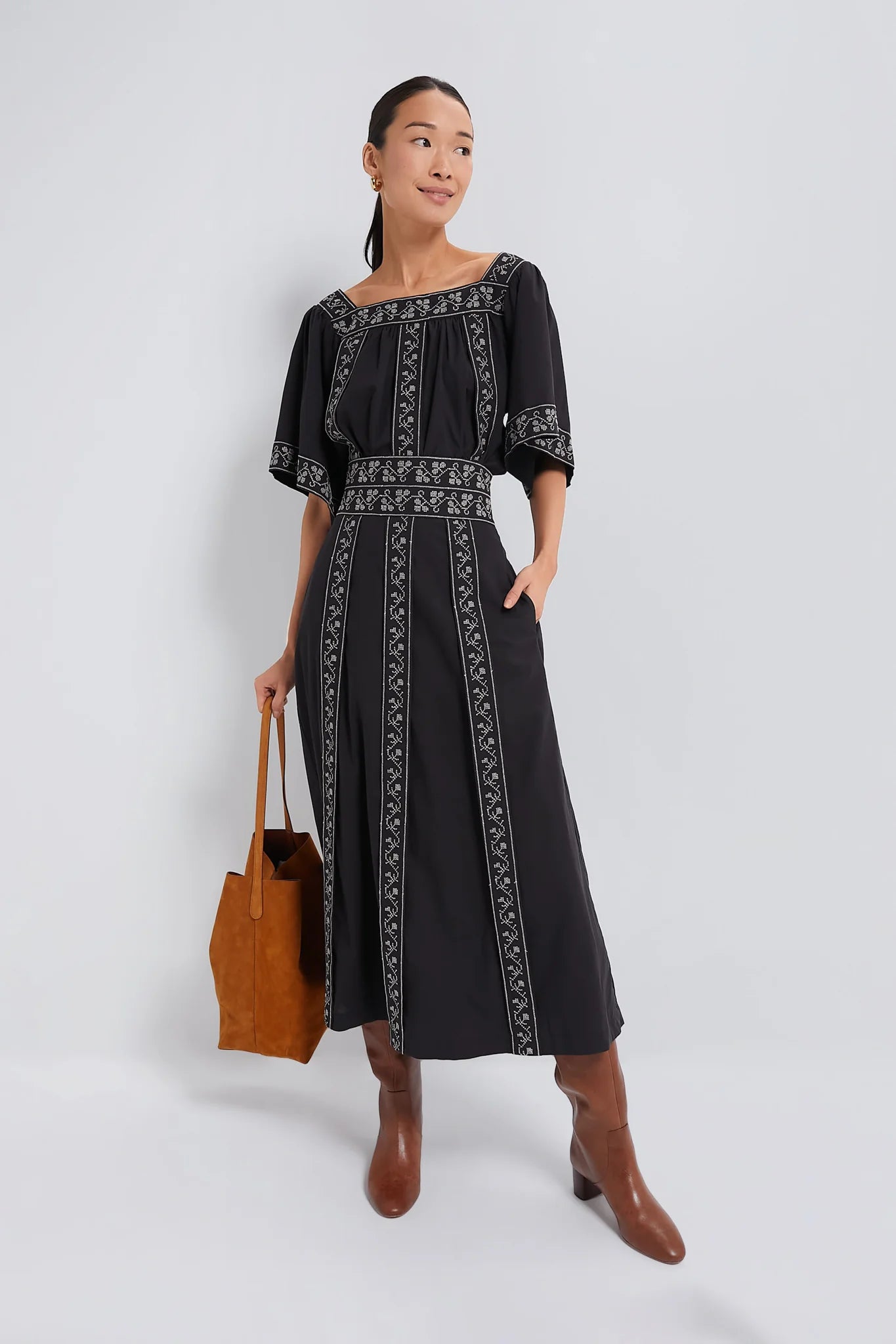 Embroidered Bouquet Alea Blouse