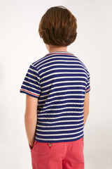 Navy Stripe Willie T-Shirt