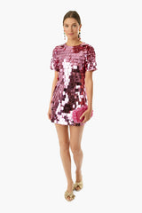 Punch Vivienne Embroidered Sequin Mini Dress