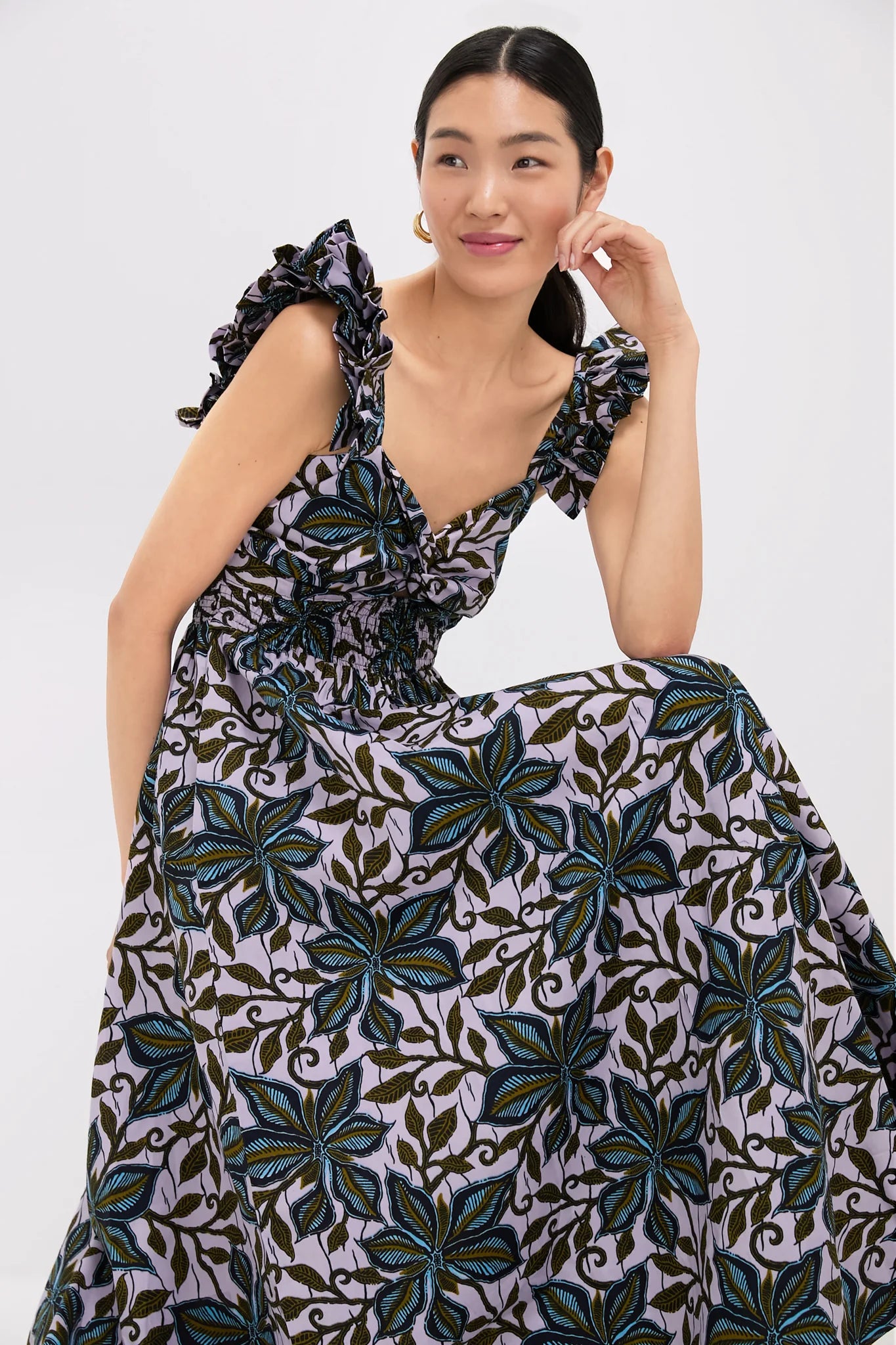 Lavender Ibukun Dress