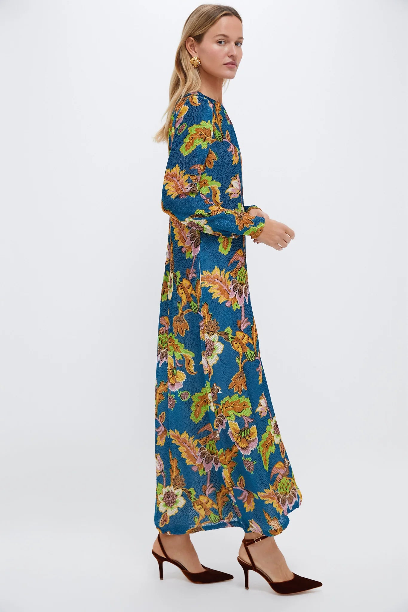 Lark Long Sleeve Swing Dress