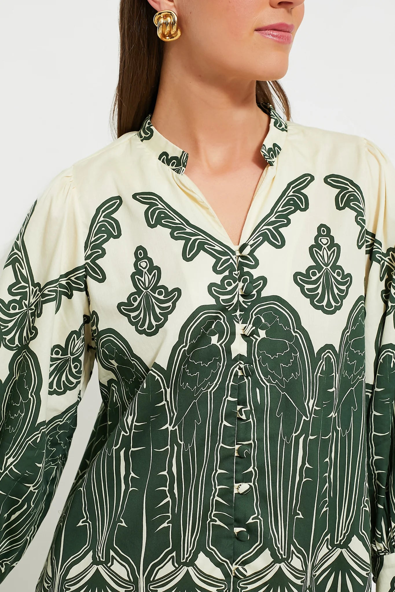 Parrots Pine Chicala Mini Dress