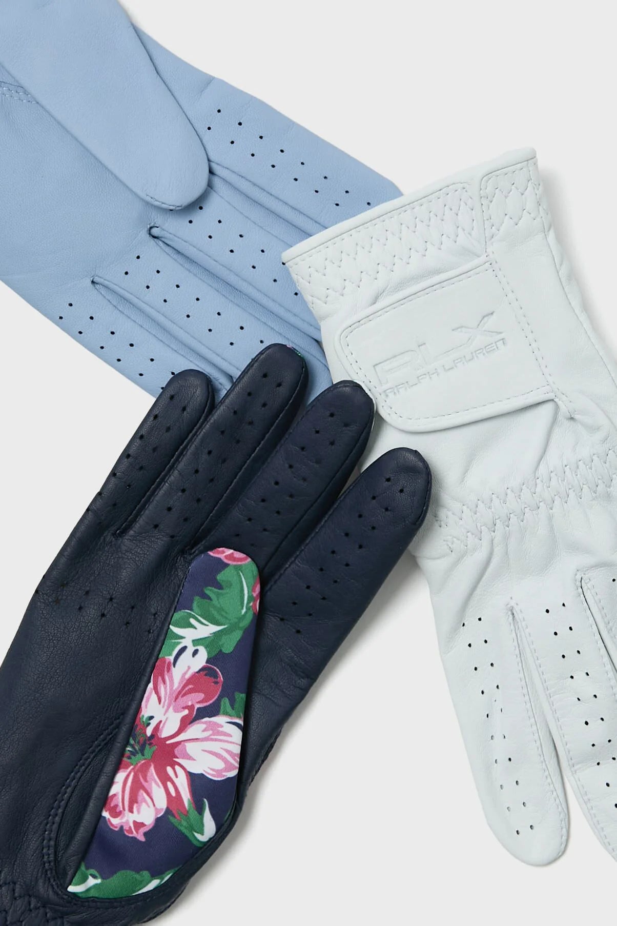 Blue Lagoon Leather Golf Glove