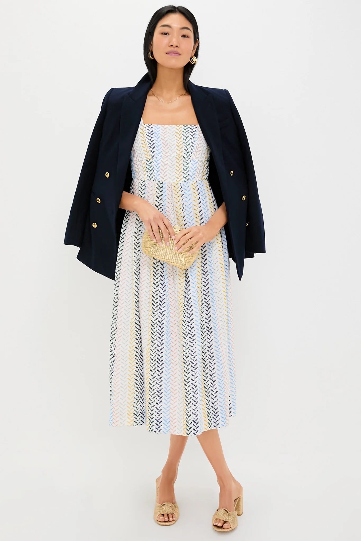 Embroidered Lorenza Dress