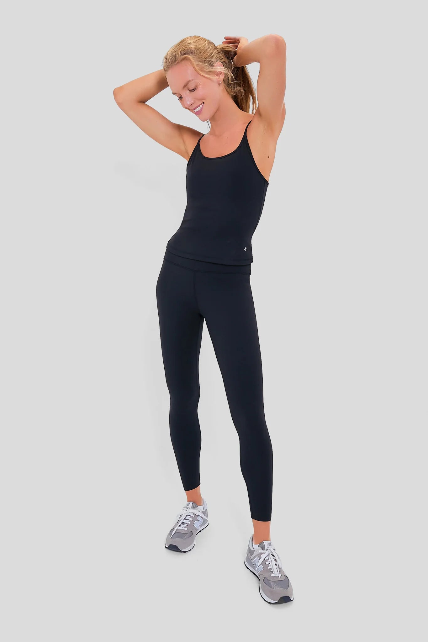 Black High Rise Compression Spandex MacKenzie Legging